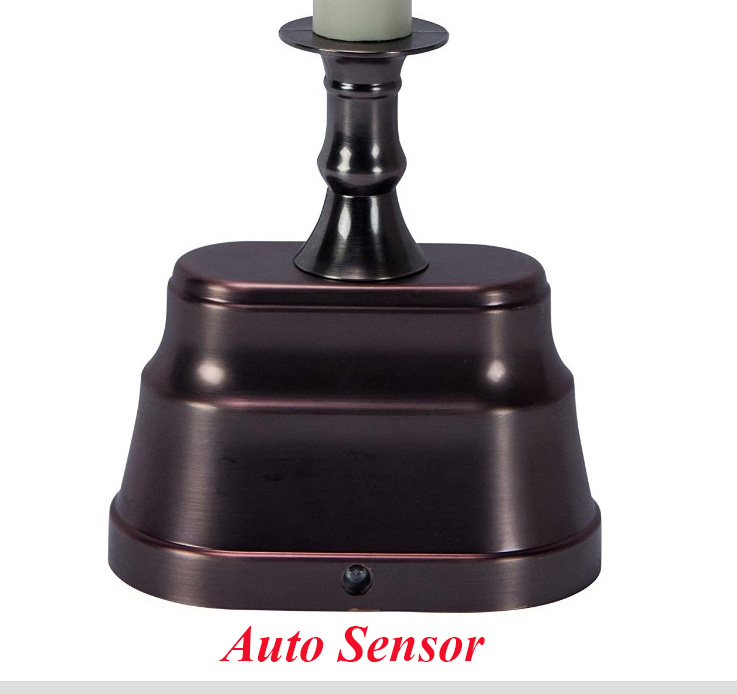 13.5 Inch Moving Flame Window Candle Timer and Sensor Liown 19610 Buy Now